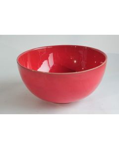 LIFAS Saladier céramique rouge Alice Sordet-Bonifas Art déco