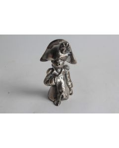 Sculpture caricature napoléon étain
