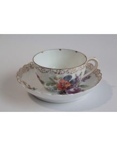 Tasse porcelaine allemande de Nymphenburg