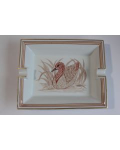 HERMES Cendrier cigares porcelaine Canard