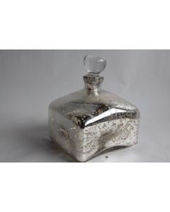 Carafe verre églomisé