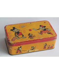 Boîte biscuits tôle Mickey Mouse Walt Disney