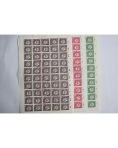 Planche 50 timbres Suisse OMS 1957 neufs