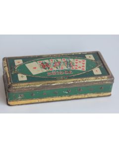 Boîte tôle lithographiée Biscuits Bridge Olibet