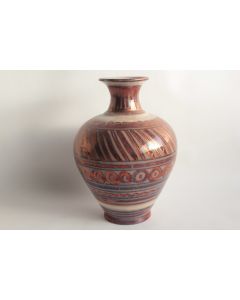 Vase céramique lustrée XXe siècle