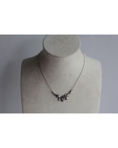 Ancien collier argent et perle Art Nouveau