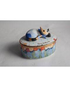 Boite porcelaine Chat Goebel Rosina Wachtmeister Allemagne