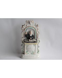 Statuette John Wesley céramique Staffordshire XIXe siècle