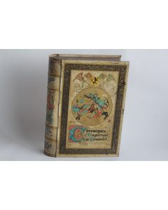 Boîte Livre tôle lithographiée Chroniques d'Enguerrand de Monstrelet