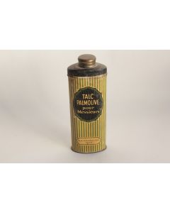 Ancienne boîte publicitaire Talc Palmolive pour messieurs