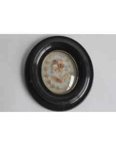 Reliquaire en cheveux Fleur Napoléon III 