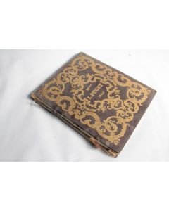 Livre album de Melle L.Puget paroles de Gustave Lemoine 1844 illustré