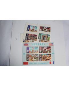 Timbres Grenada 25 anniversary World war II 1970 neufs