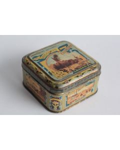 Boîte tôle lithographiée Biscuits Vallotton Lausanne Suisse