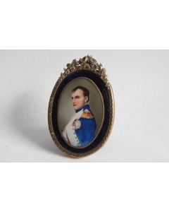 Peinture miniature sur porcelaine Napoléon Bonaparte