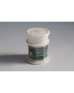 Ancien pot à crème Tokalon verre opalin