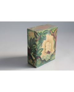 Ancienne boîte publicitaire parfum d'aventure L.T. Piver Paris