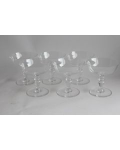 BACCARAT 6 Coupes à champagne cristal Vence