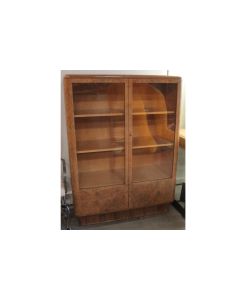 Vitrine loupe de bois Art déco
