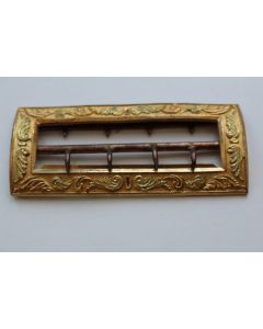 Boucle de ceinture bronze doré
