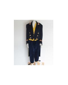 Costume Livrée velours de soie Duc Serra di Cassano Italie