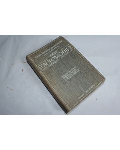 Livre cours d'automobilisme théorique et pratique Capitaine Cormier 1937