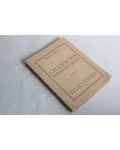 Chansons pour un Faune Denyse Moinat 1941 dédicacé + Lettre manuscrite