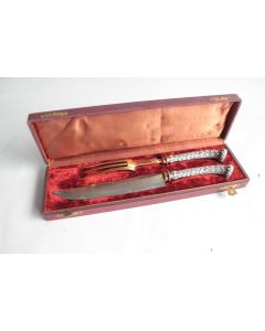 Ancien service à découper argent Wilhelm Binder Allemagne