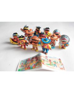 KINDER 12 Figurines Western Haribo 1997 série complète