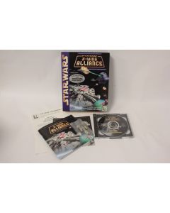 Jeu vidéo PC Star Wars X-Wing Alliance Big box PAL + miniature collector