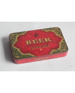 Boîte à Cigarettes tôle BEER Byzanz
