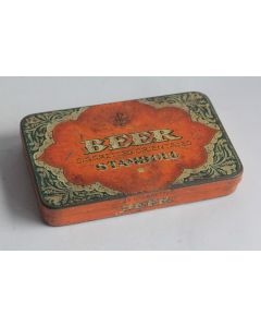 Boîte à Cigarettes tôle BEER Stamboul