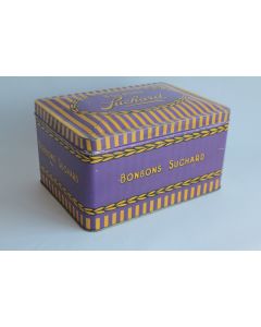 Boîte tôle lithographiée bonbons Suchard Suisse