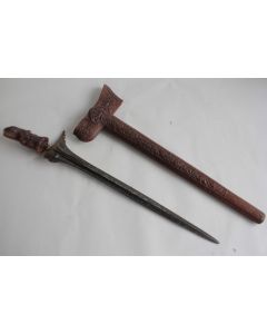 Kriss bois sculpté Lion Asie du sud-est