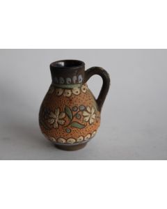 Mini vase terre vernissée THOUNE THUNE Art populaire SUISSE XIXe siècle