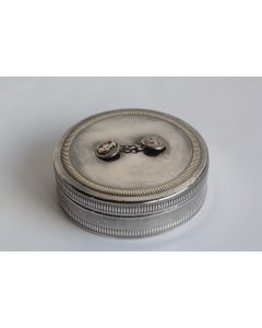 Christian DIOR Boite ronde Boutons de manchettes