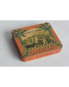 Boîte à Cigarettes tôle Ed. Laurens Prince de Monaco