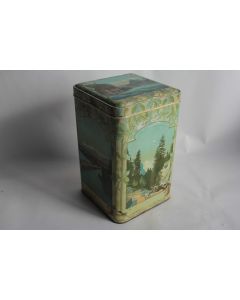 Boîte tôle lithographiée Biscuits André Klein Bâle Suisse