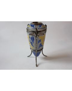Vase amphore verre émaillé Art déco D'ARGYL