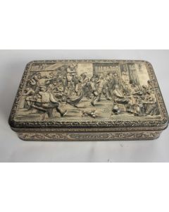 Boîte à biscuits tôle Teniers De Beukelaer Antwerp Belgique