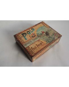 Boîte tôle lithographiée Gaufrettes Polo Félix Potin