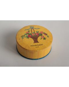 Ancienne boîte publicitaire poudre Quelques fleurs Houbigant