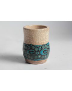 LONGWY & PRIMAVERA Petit Vase émaux Art déco