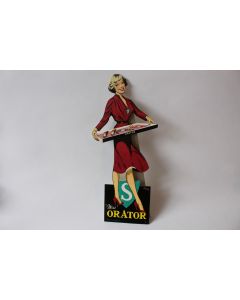 Pin up Miss ORATOR publicité montre