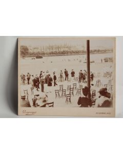 Photographie Courses d'Aix-les-Bains Georges Ier Roi Grèce Desgranges