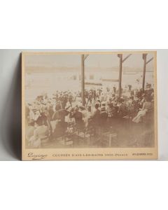 Photographie Courses d'Aix-les-Bains Georges Ier Roi Grèce Desgranges
