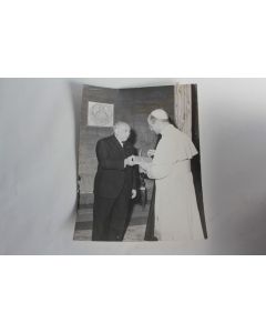 Photographies Pape Paul II avec M.Nagel