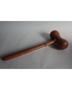 Ancien marteau de juge noyer