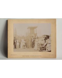 Photographie Courses d'Aix-les-Bains Georges Ier Roi Grèce Desgranges