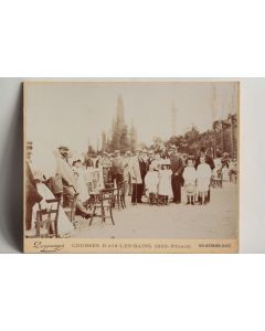 Photographie Courses d'Aix-les-Bains Georges Ier Roi Grèce Desgranges
